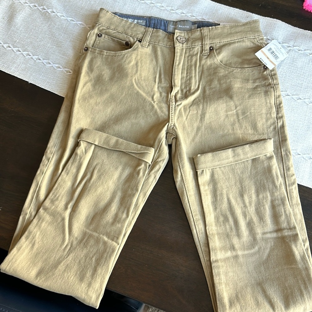 Lucky Brand Boys Size 12 Skinny Stretch- NEW